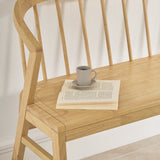 Mabel 120cm Bench - Pale Oak - Laura James 