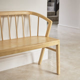 Mabel 120cm Bench - Pale Oak - Laura James 