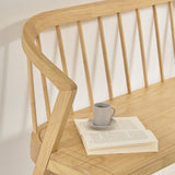 Mabel 120cm Bench - Pale Oak - Laura James 