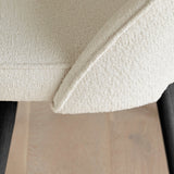 Marilyn Boucle Dining Chairs - Set of 2 - Black Oak Legs - Laura James 