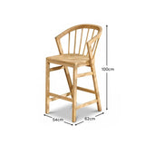 Mabel Bar Stool - Set of 2 - Whitewash Oak - Laura James