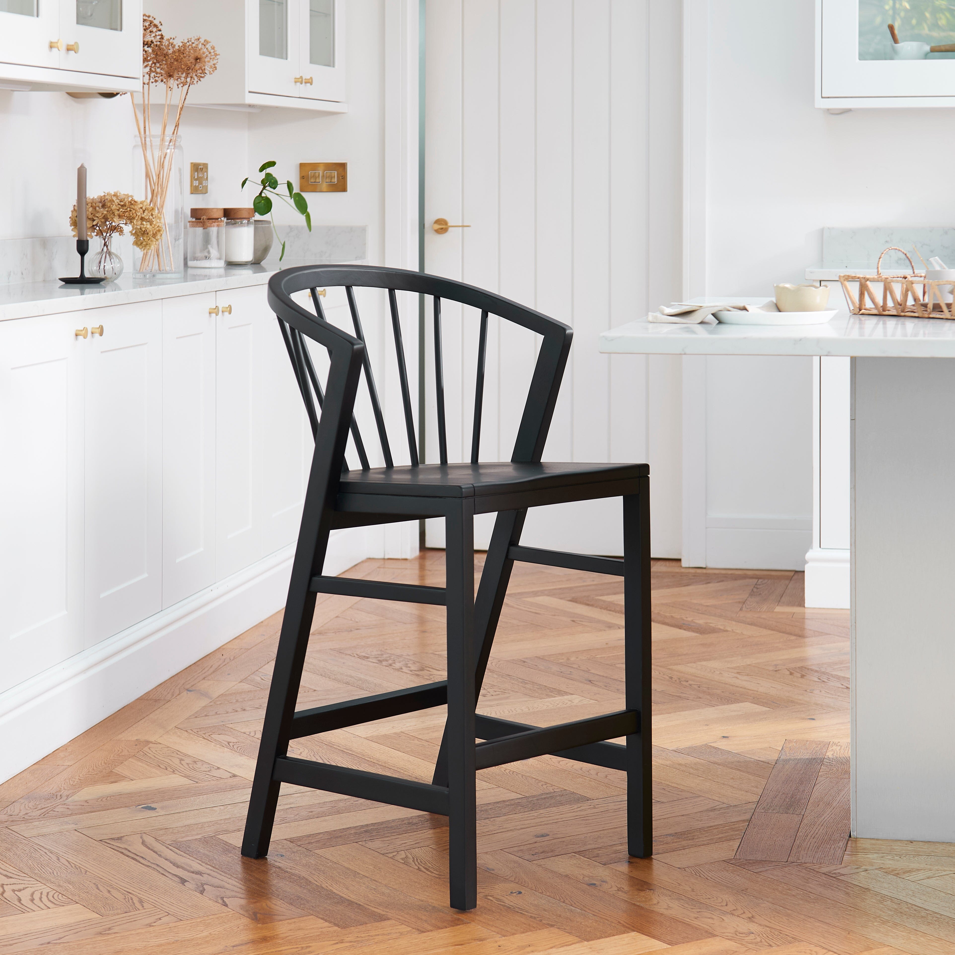 Mabel Black Bar Stools - Set Of 2 - Laura James