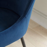 OUTLET - Maeve Ink Dining Chairs - Set of 2 - Black Legs