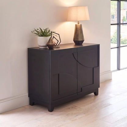 Makani 2 Door Sideboard - Noir Black - Laura James 