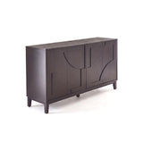 Makani 4 Door Sideboard - Noir Black - Laura James 