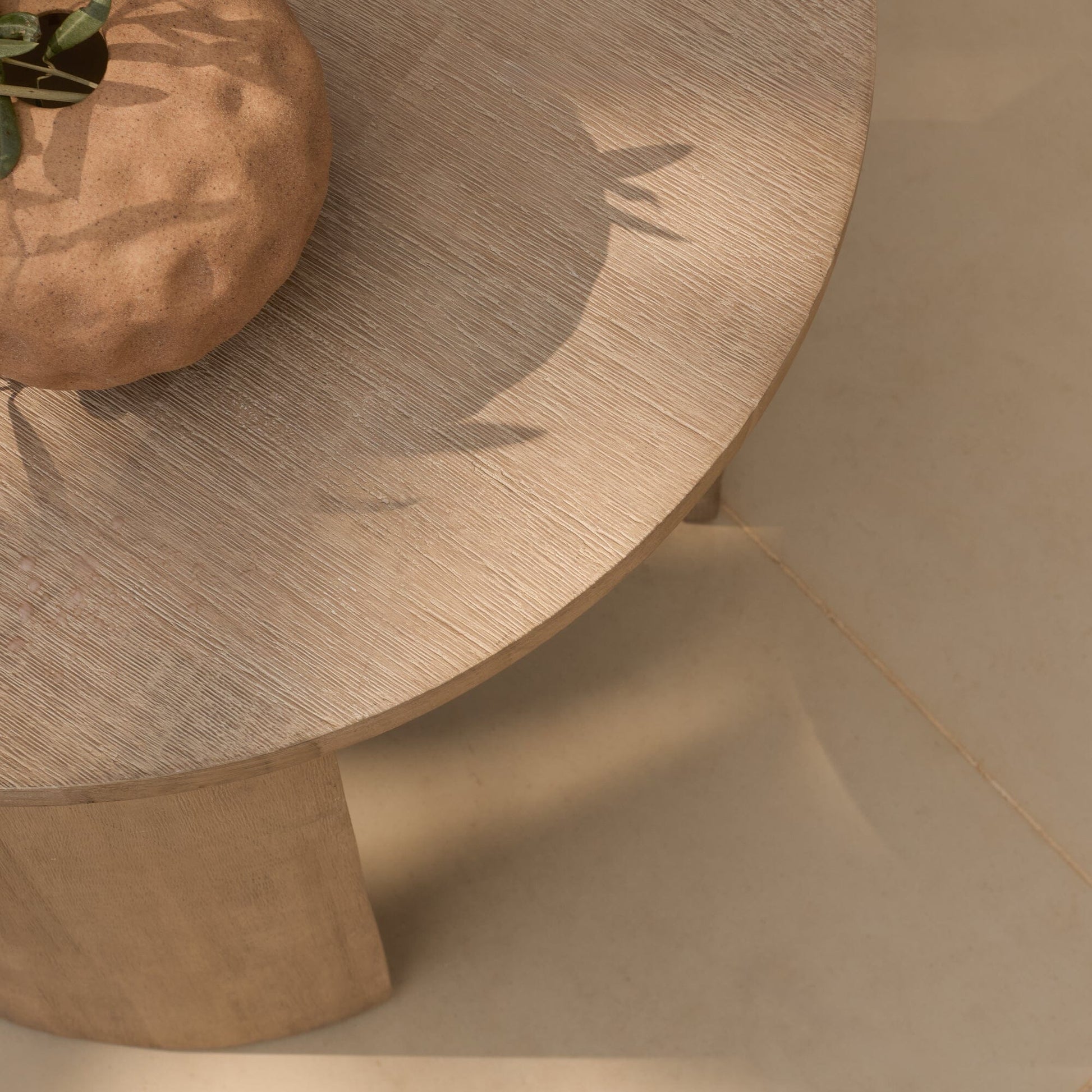 Mali Wooden Garden Coffee Table - Brushed Light Acacia - Laura James