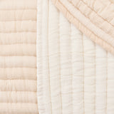 Malton 200x220cm Cotton Bedspread - Natural - Laura James