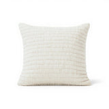 Malton 45 x 45cm Cotton Cushion Cover - White - Laura James 