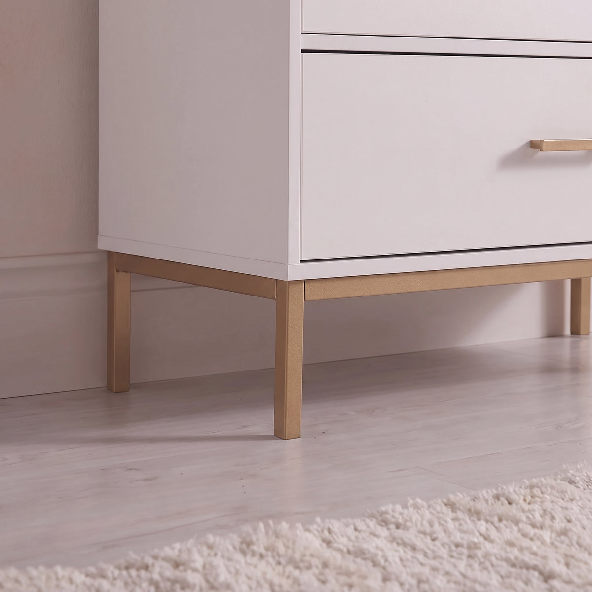 Marie 3 Drawer Chest of Drawers - White
