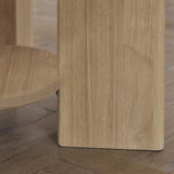 Marlon Whitewash Oak Round Dining Table - Laura James