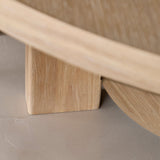 Marlon Large Whitewash Oak Round Dining Table - Laura James 