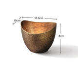 Meldon 10cm Metal Candle Holder - Gold - Laura James 