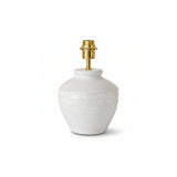 Merton 33cm Ceramic Lamp Base - Rustic White - Laura James