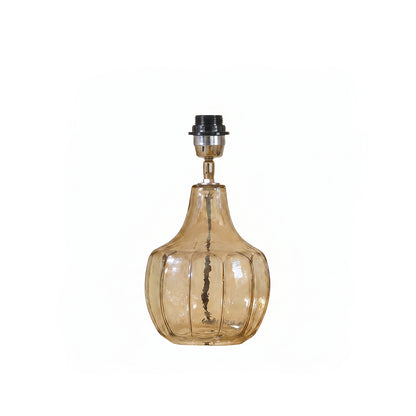 Midford 22cm Glass Table Lamp Base - Champagne - Laura James