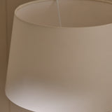 Midford Glass Table Lamp with Coningsby White Shade - 30cm - Laura James