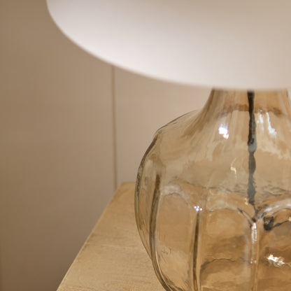 Midford 22cm Glass Table Lamp Base - Champagne