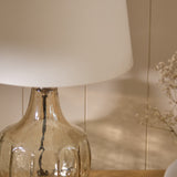 Midford 22cm Glass Table Lamp Base - Champagne