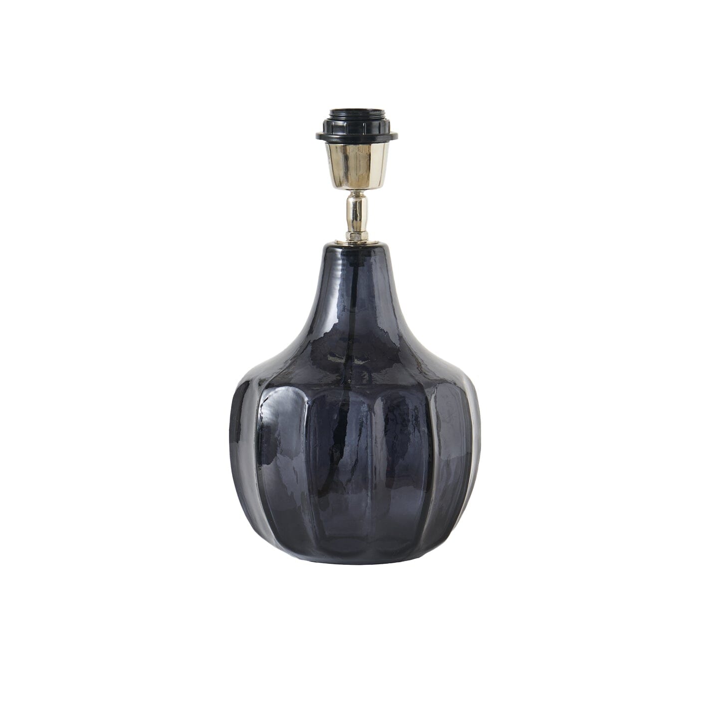 Midford_22cm_Glass_Table_Lamp_Base_Dark_Grey-1 - Laura James