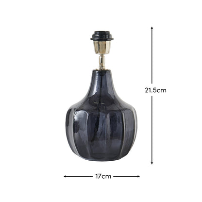 Midford_22cm_Glass_Table_Lamp_Base_Dark_Grey-1 - Laura James