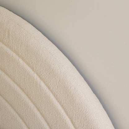 Mimi Double Ottoman Bed - Chalk White Boucle -Laura James 