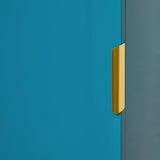 Nami 40cm 1 Door 1 Drawer Storage Cabinet - Teal Blue - Laura James