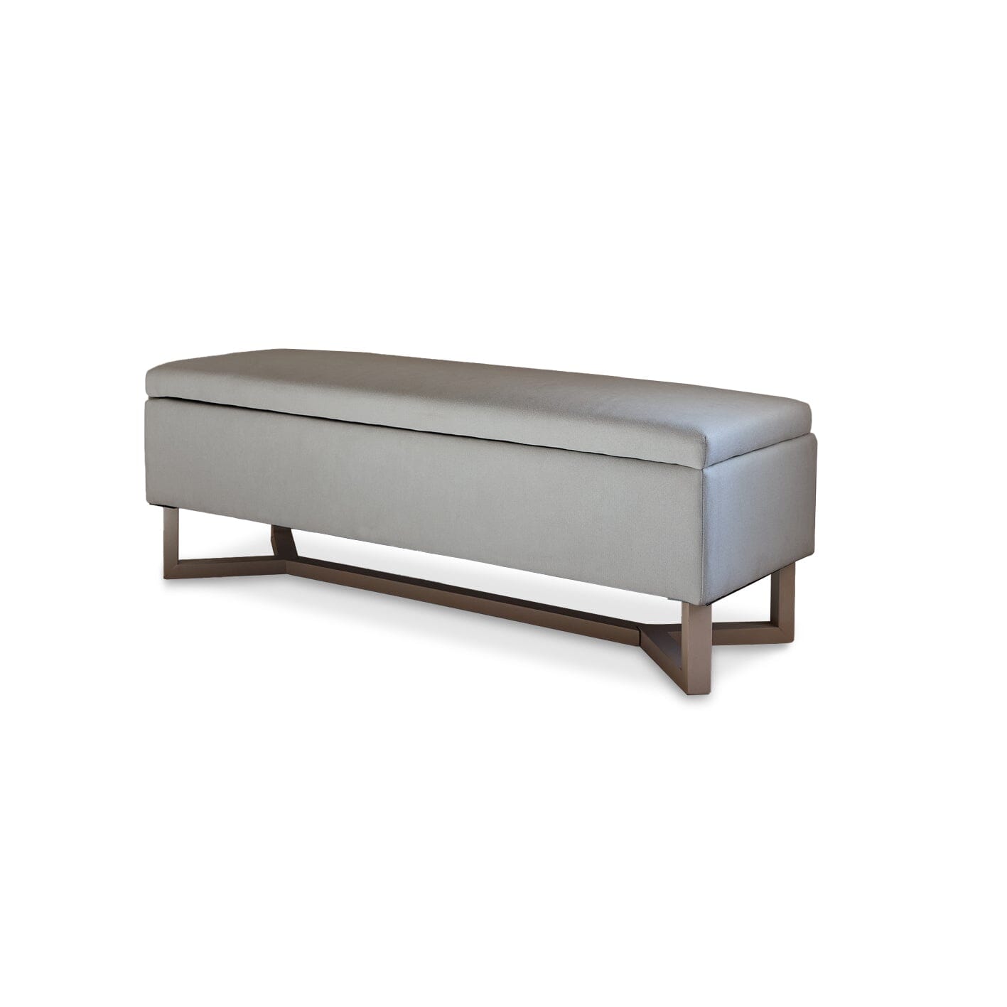 Norah Storage Ottoman - Ivory - Laura James 