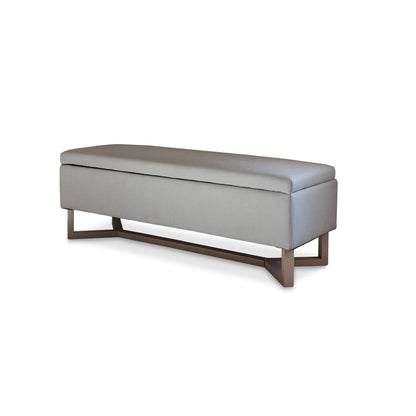 Norah Storage Ottoman - Ivory - Laura James 