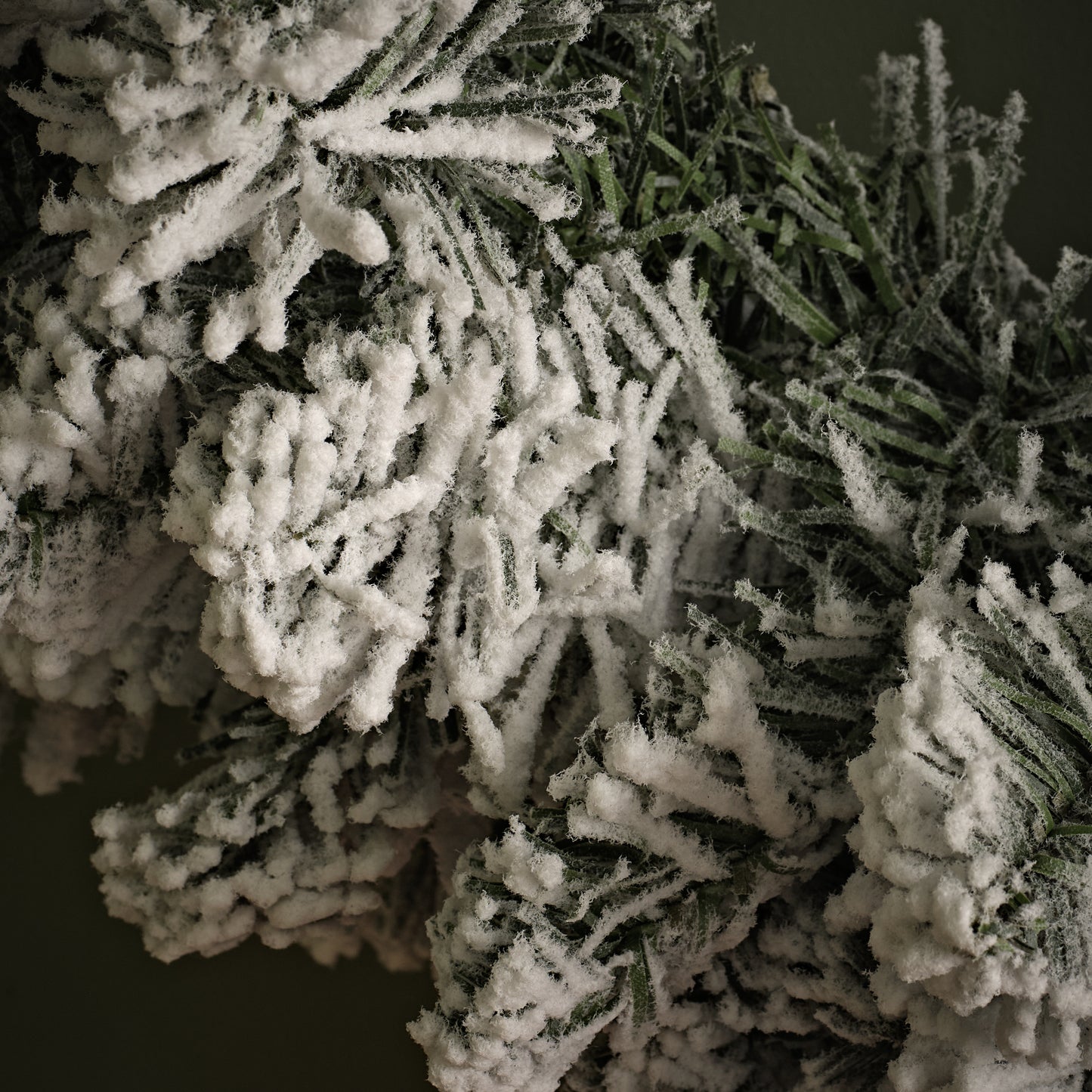 Norrbo 50cm Frosted Christmas Wreath - Laura James 