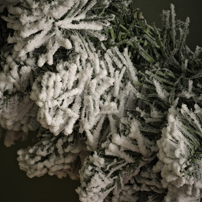 Norrbo 50cm Frosted Christmas Wreath - Laura James 