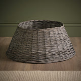 Norrland 57cm Tree Skirt - Grey Wash Rattan - Laura James 