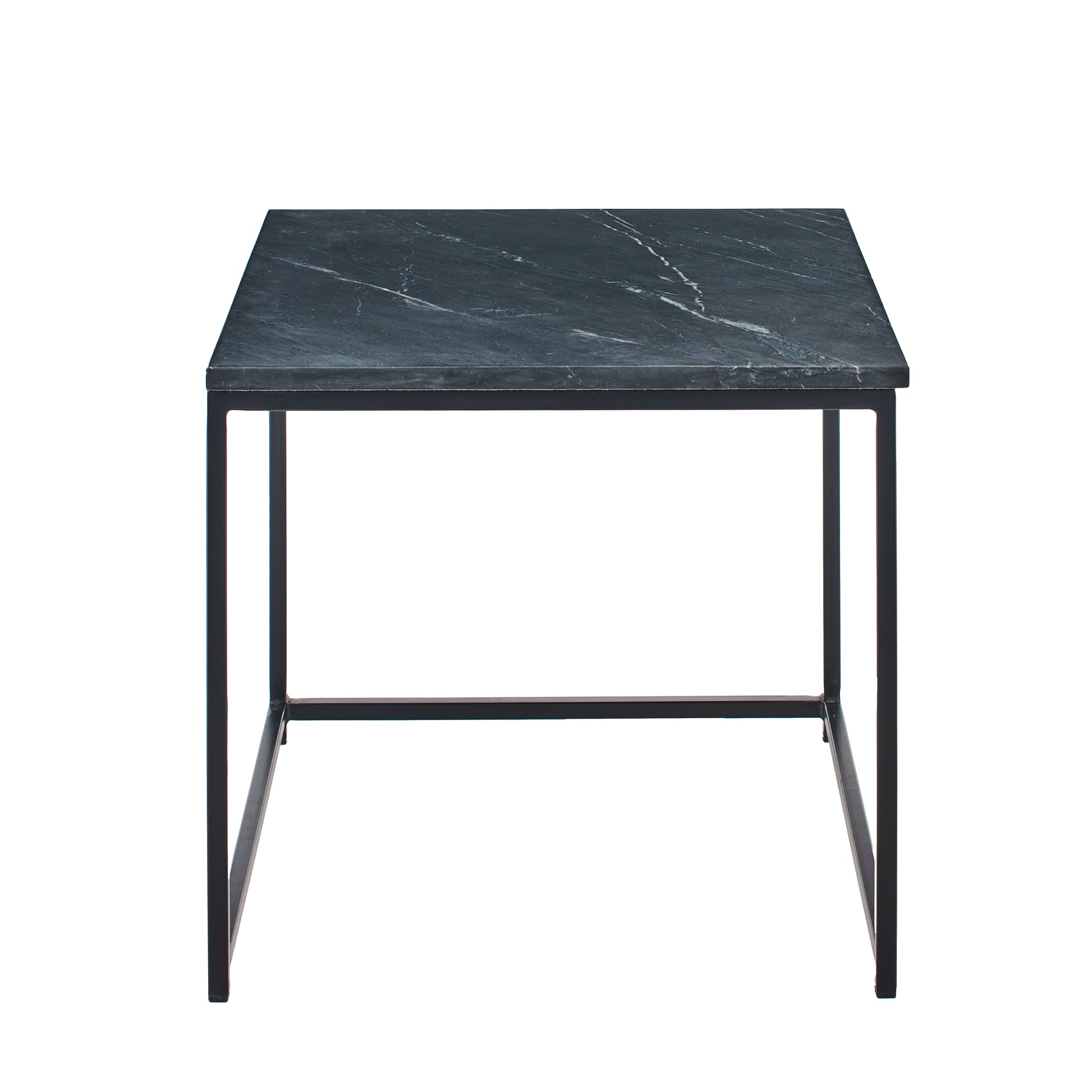 Nesting Black Marble Square Coffee Table - Laura James