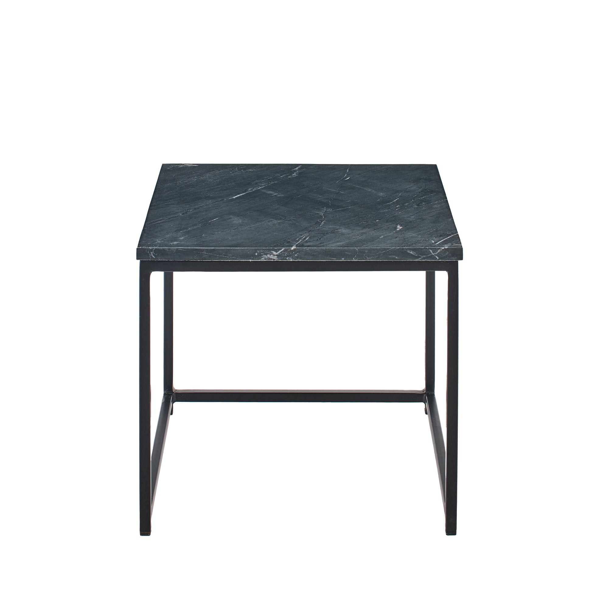 Nesting Black Marble Square Coffee Table - Laura James