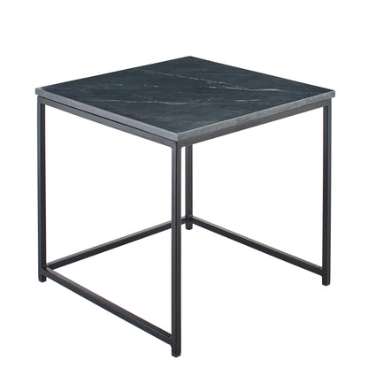 Nesting Black Marble Square Coffee Table - Laura James