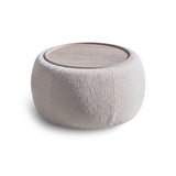 Nathalia 65cm Whitewash Coffee Table - Chalked White - Laura James 