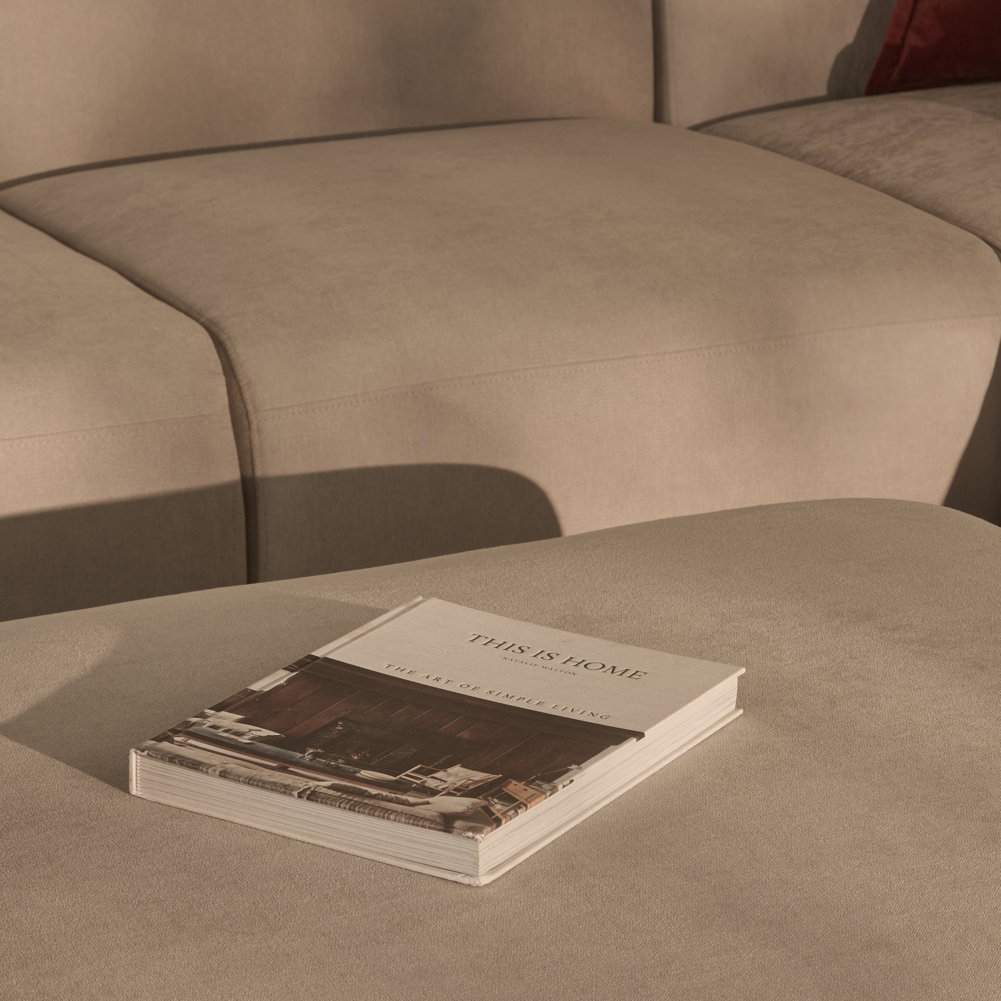 Nathalia 3-Seater Sofa - Soft Beige - Laura James 