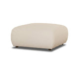 Nathalia Small Run Up Stool - Chalk White Boucle - Laura James