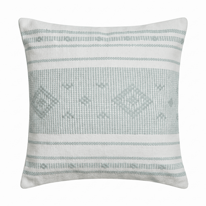 Nerja 45x45cm Cushion Cover - Duck Egg Blue - Laura James 