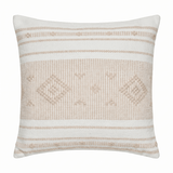 Nerja 45x45cm Cushion Cover - Natural - Laura James 
