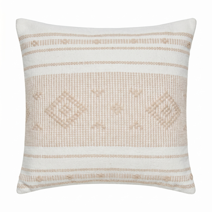 Nerja 45x45cm Cushion Cover - Natural - Laura James 
