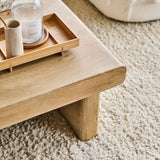 Nevaeh Rectangular Coffee Table - Chalked Mango Wood - Laura James
