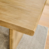 Nevaeh Chalked Mango Wood Dining Table - Laura James