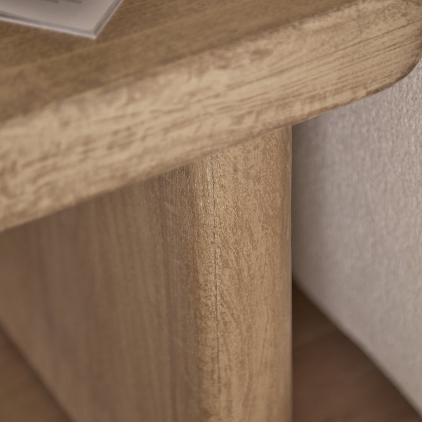 Nevaeh Side Table - Chalked Mango Wood - Laura James