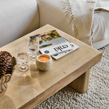 Nevaeh Coffee Table - Chalked Mango Wood - Laura James