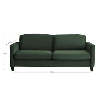 Outlet - Ava 3 Seater Sofa - Green