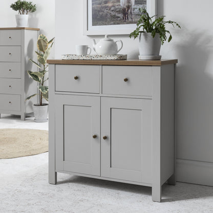 Bampton 2 Door Sideboard - Grey