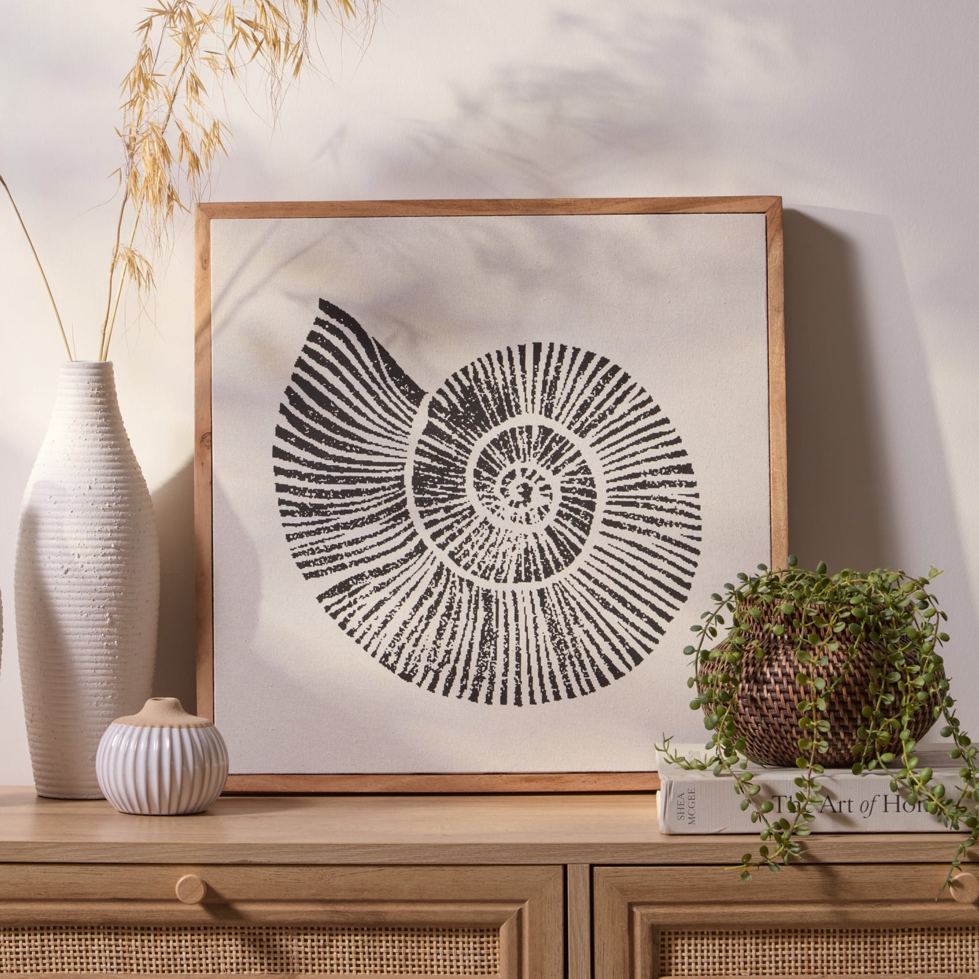 Newlyn 45x45cm Wall Art - Shell II - Laura James 