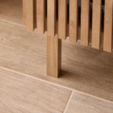 Nia 3 Door Large Sideboard - Seasoned Oak - Laura James