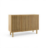 Nia 3 Door Large Sideboard - Seasoned Oak - Laura James