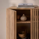 Nia 3 Door Large Sideboard - Seasoned Oak - Laura James