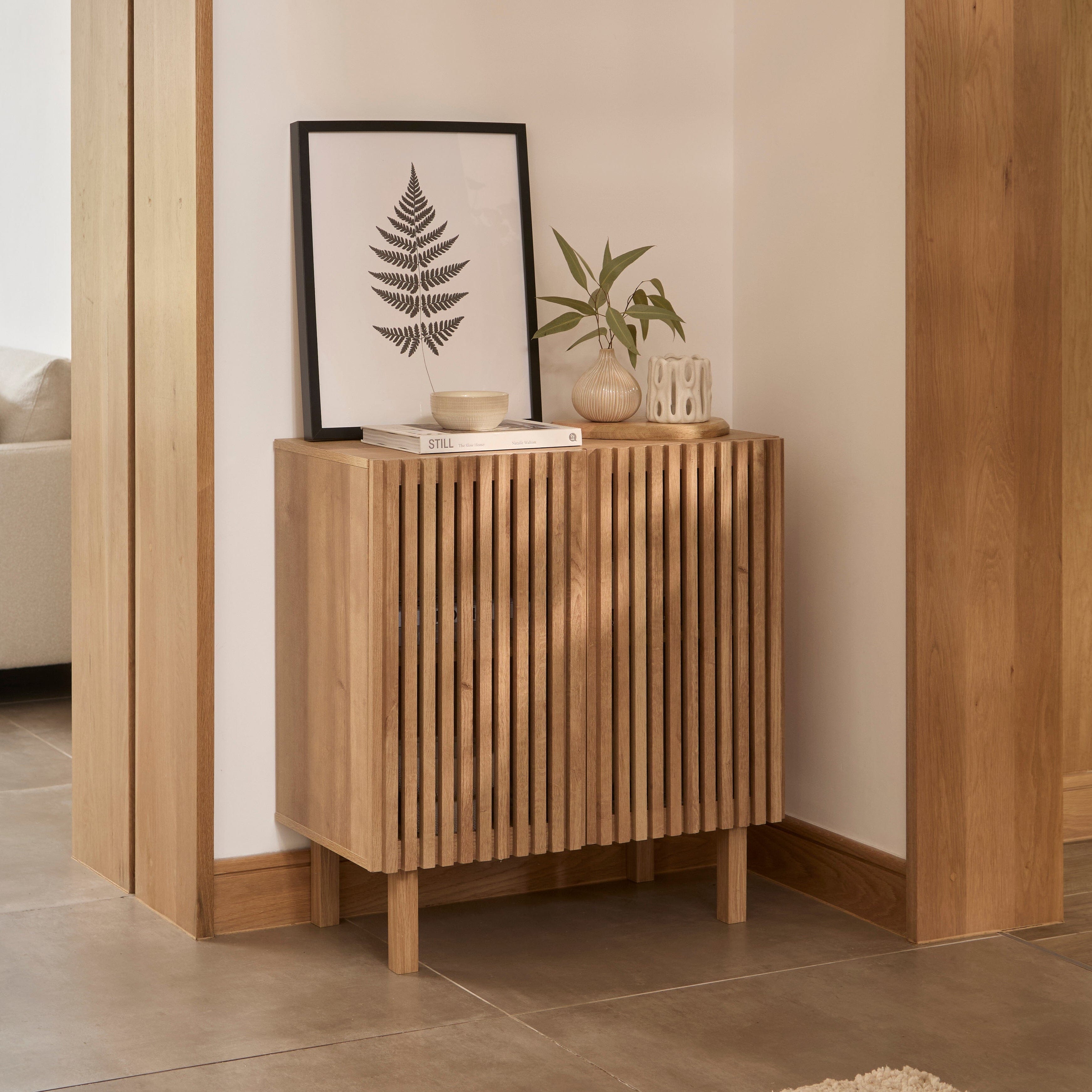 Baomy  Nia 2 Door Small Sideboard - Seasoned Oak – Laura James